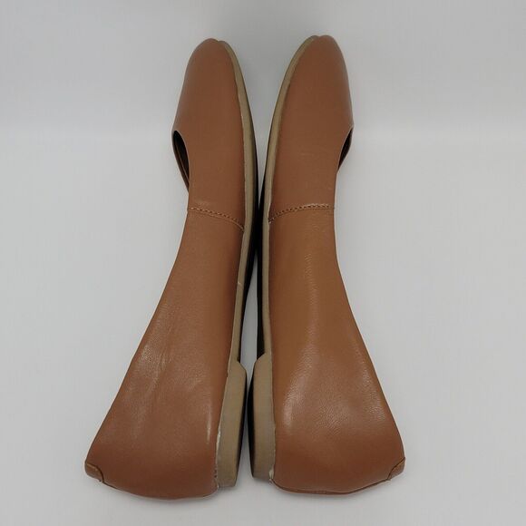 Steven Madden P-Heaven Womens Brown Solid Leather Slip On Ballet Flats Size 8.5 - Picture 10 of 11